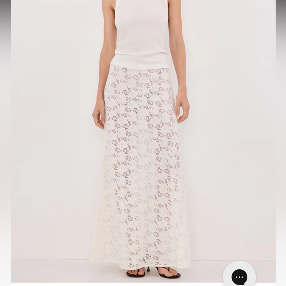Loula White Lace Skirt Dissh